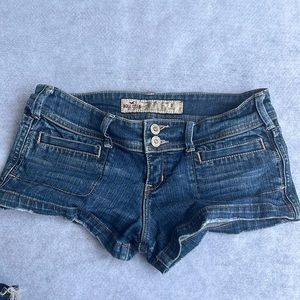 Hollister Cut Off Mini Shorts